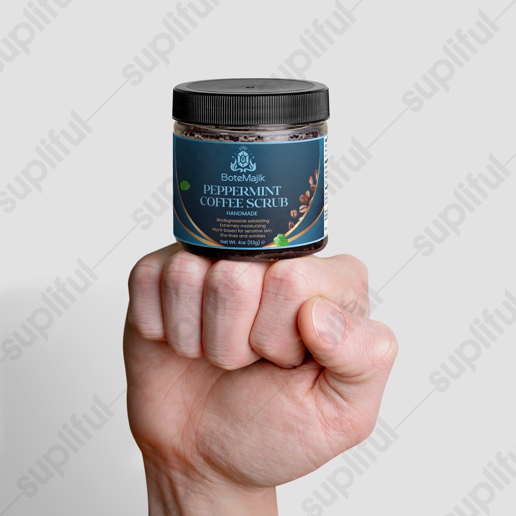 Peppermint Coffee Scrub