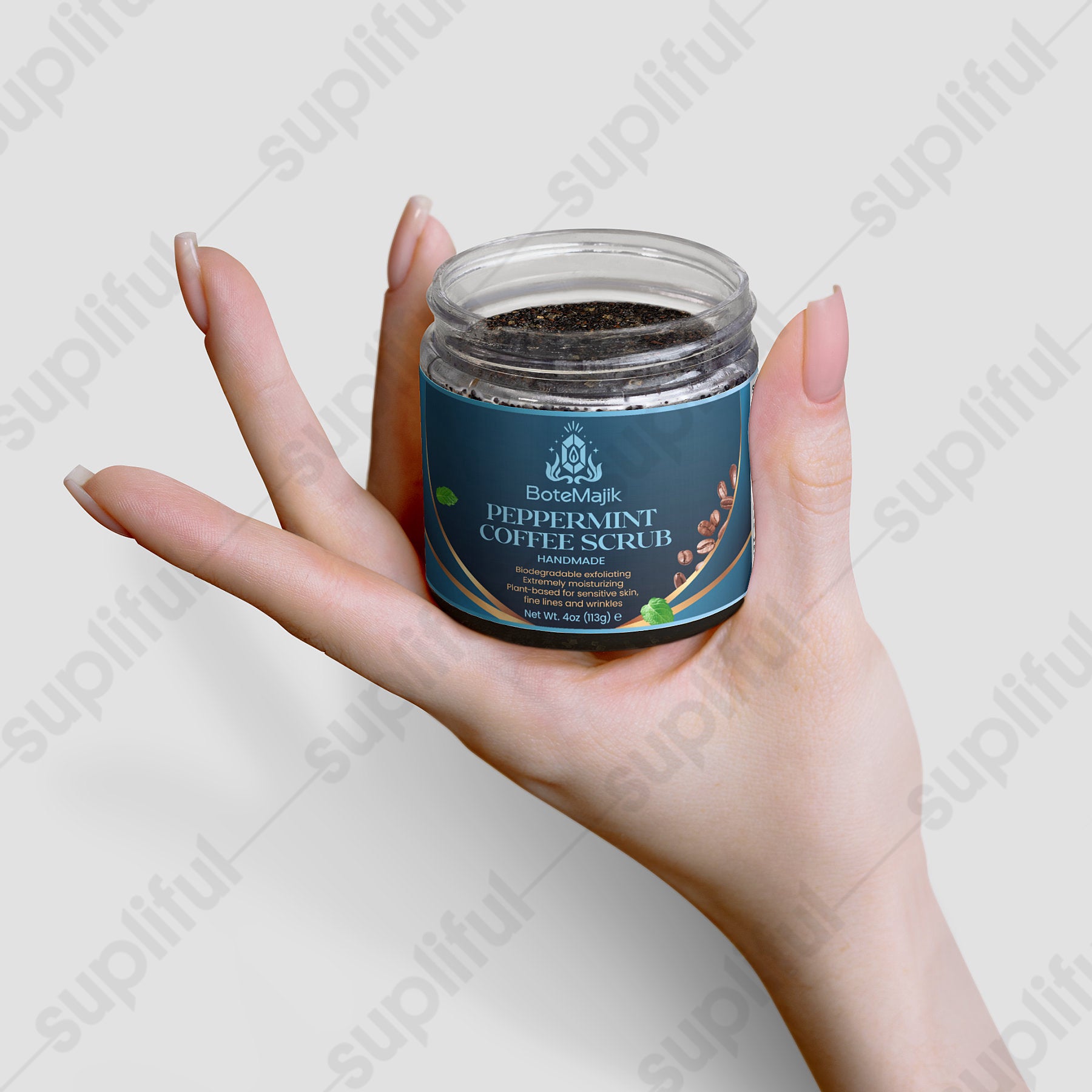 Peppermint Coffee Scrub