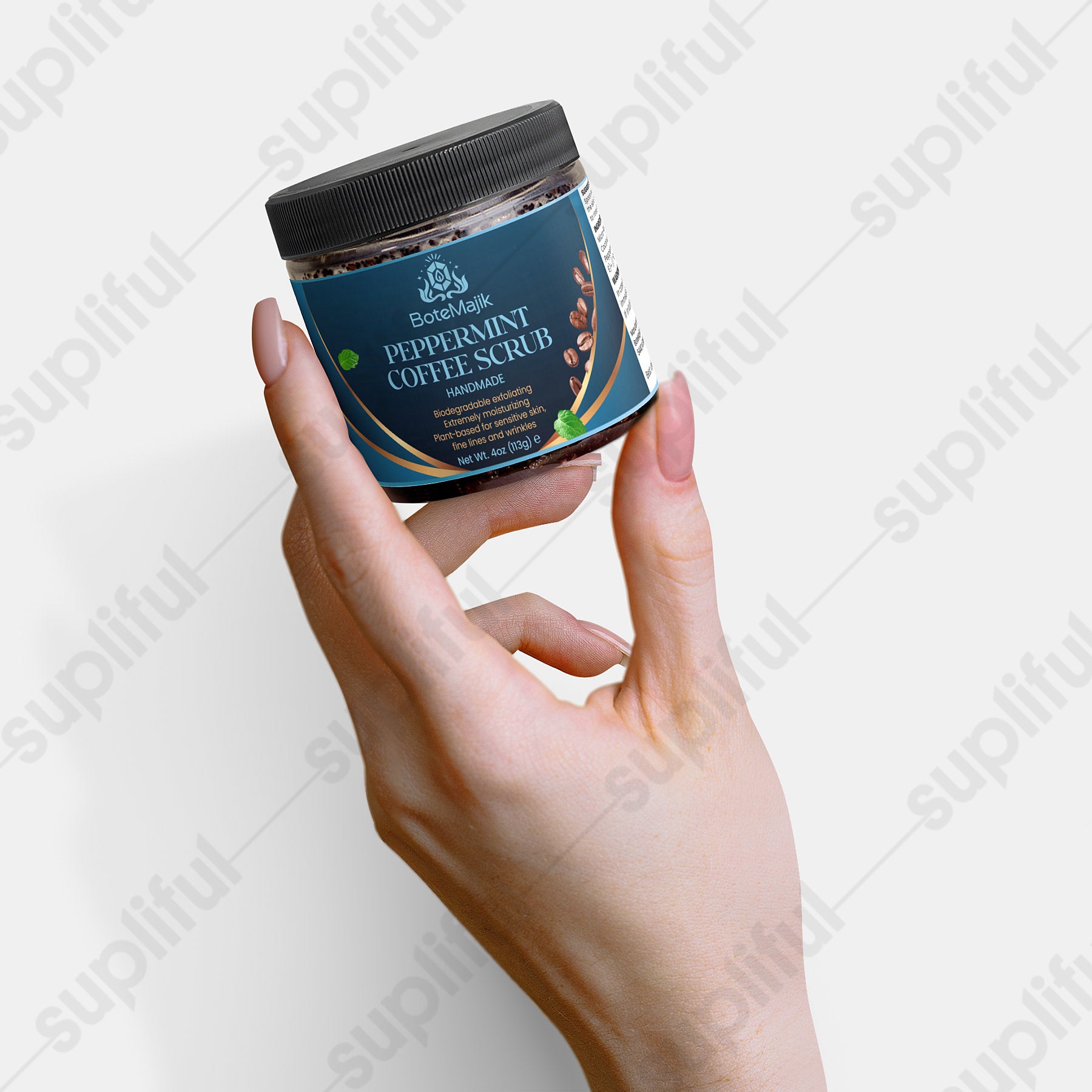 Peppermint Coffee Scrub