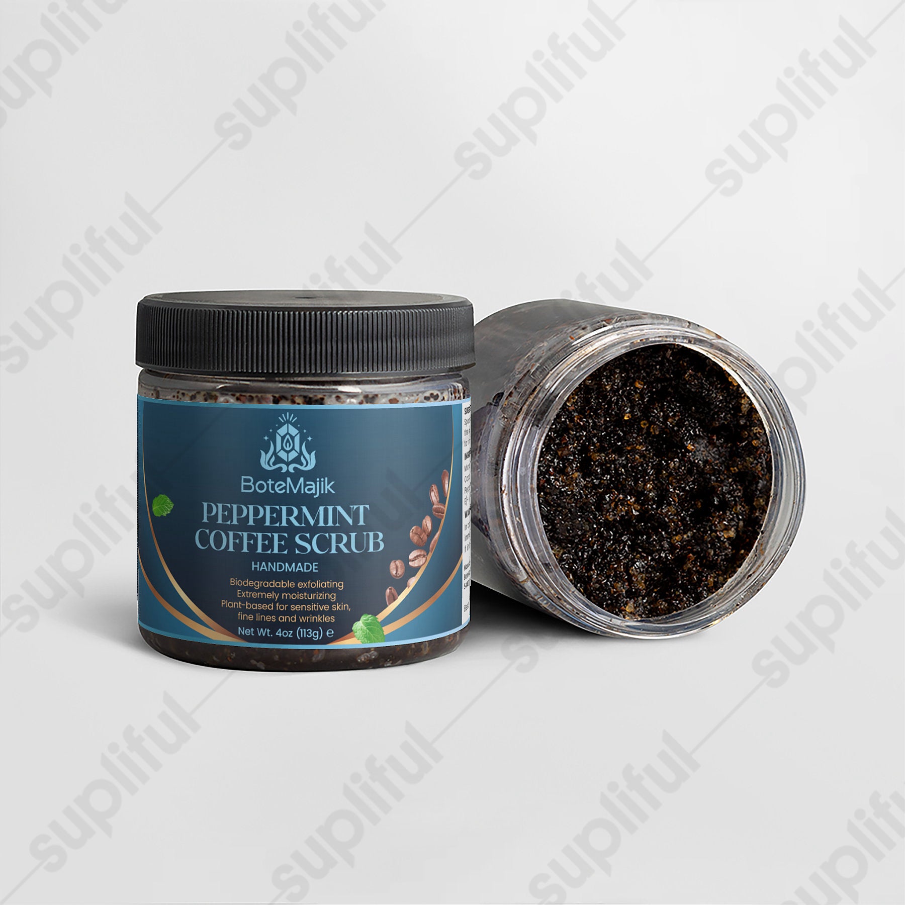 Peppermint Coffee Scrub